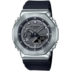 G-Shock Watch Stainless Steel & Resin Case Black Band 49.3 x 44.4 x 11.8mm