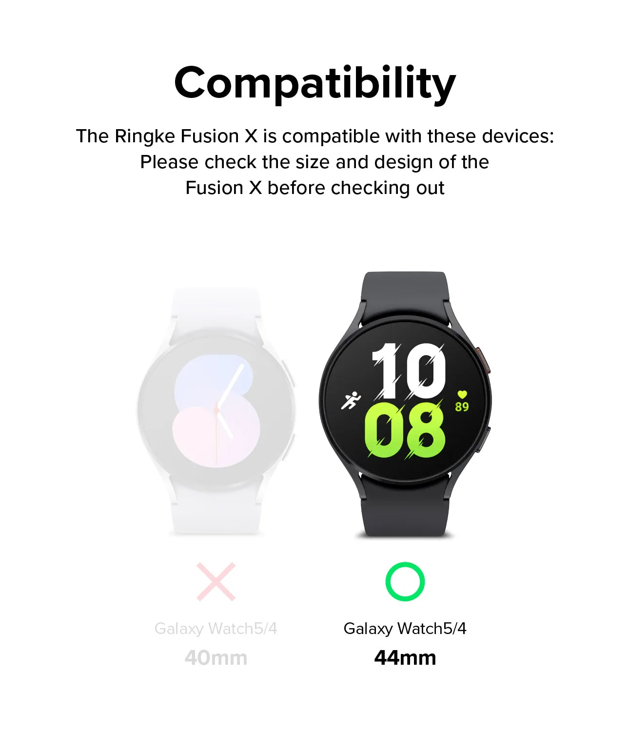 Galaxy Watch 5/4 44mm Case | Fusion-X