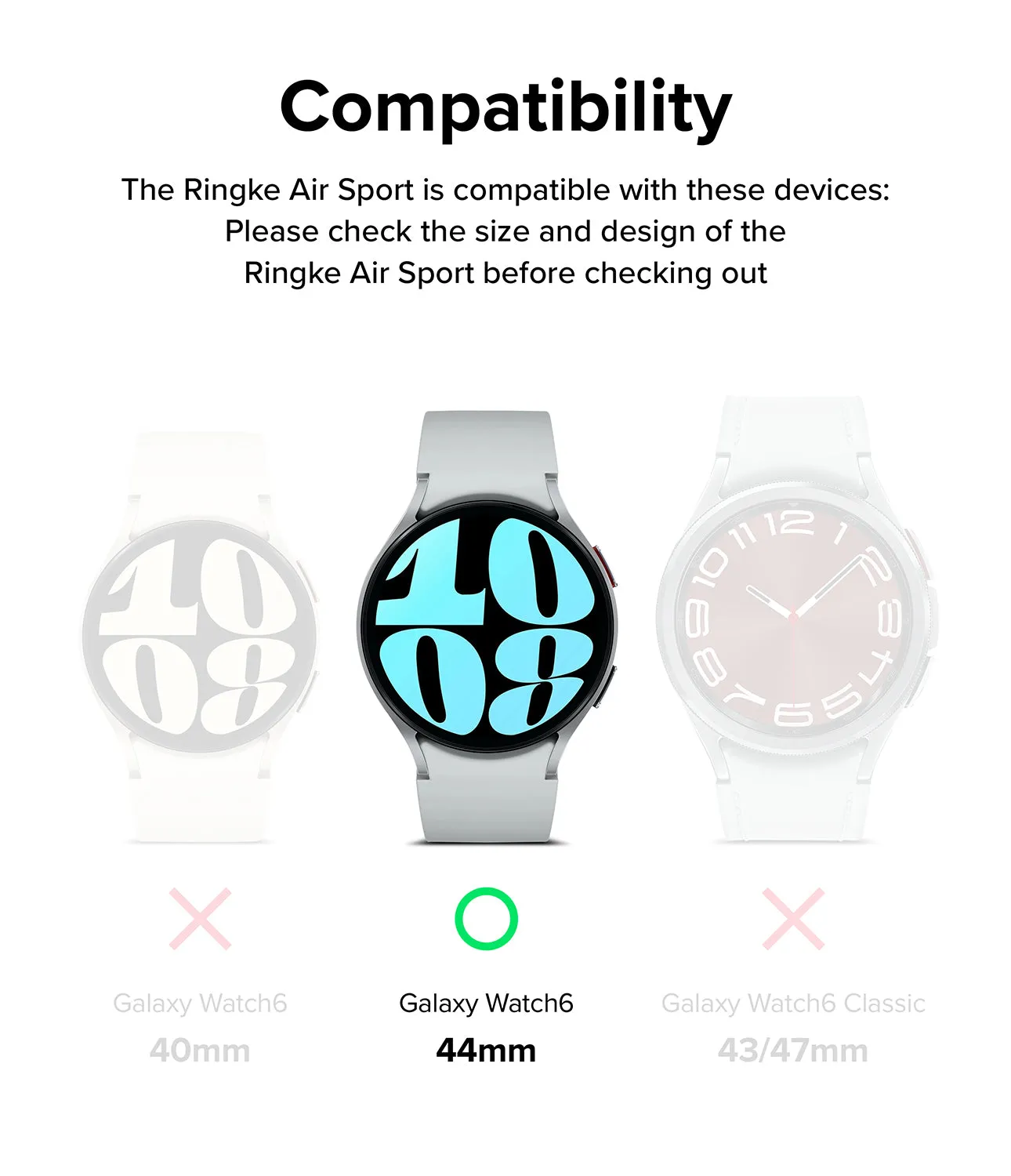 Galaxy Watch 6 44mm Case | Air Sports