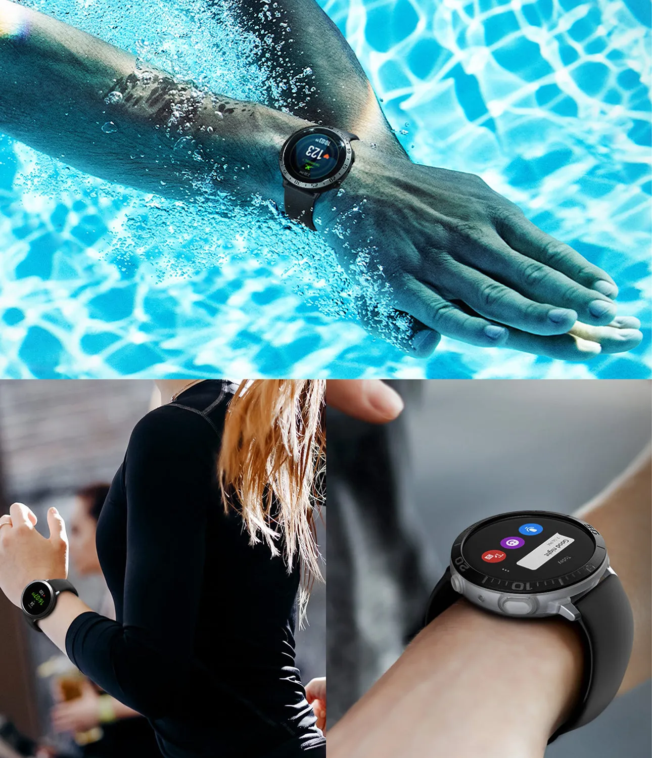 Galaxy Watch Active 2 44mm | Air Sports Matte Clear   Bezel Styling