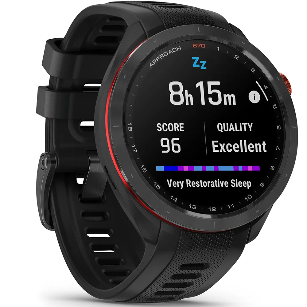 Garmin Approach S70 Golf GPS Smart Watch - Black