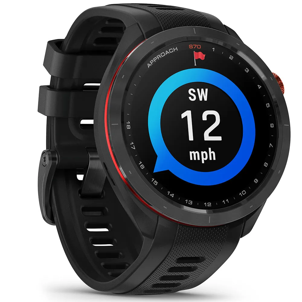 Garmin Approach S70 Golf GPS Smart Watch - Black