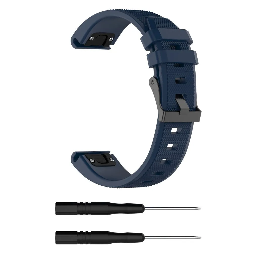 Garmin D2 Mach 1 silicone sports bracelet with 22mm quick release (170-220 mm) - Dark blue