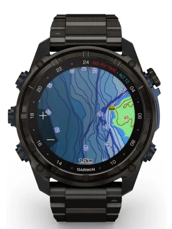 Garmin Descent Mk3i - 51mm Carbon DLC Titanium with Titanium Band