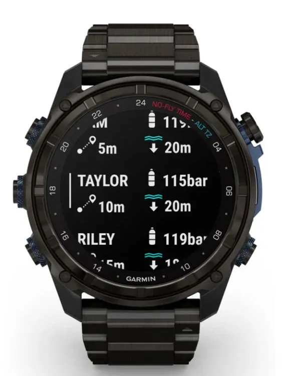 Garmin Descent Mk3i - 51mm Carbon DLC Titanium with Titanium Band