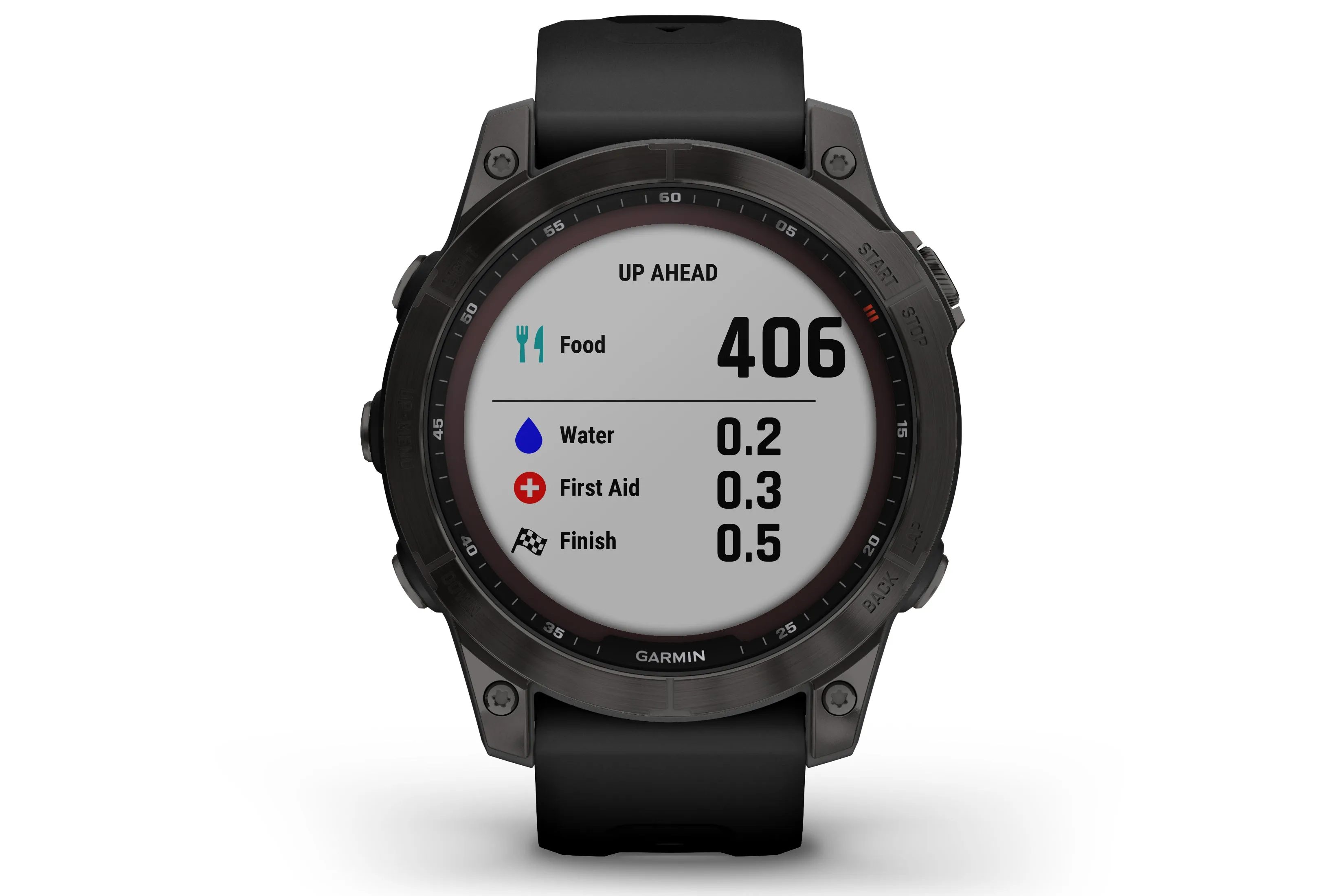 Garmin Fenix 7 Sapphire Solar Smartwatch Carbon Gray DLC Ti Black Band