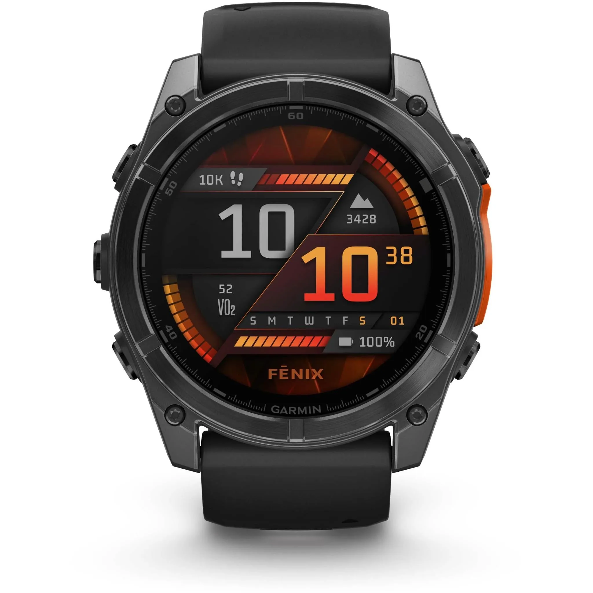 Garmin fenix® 8 51mm AMOLED Glass Slate Grey with Black Band