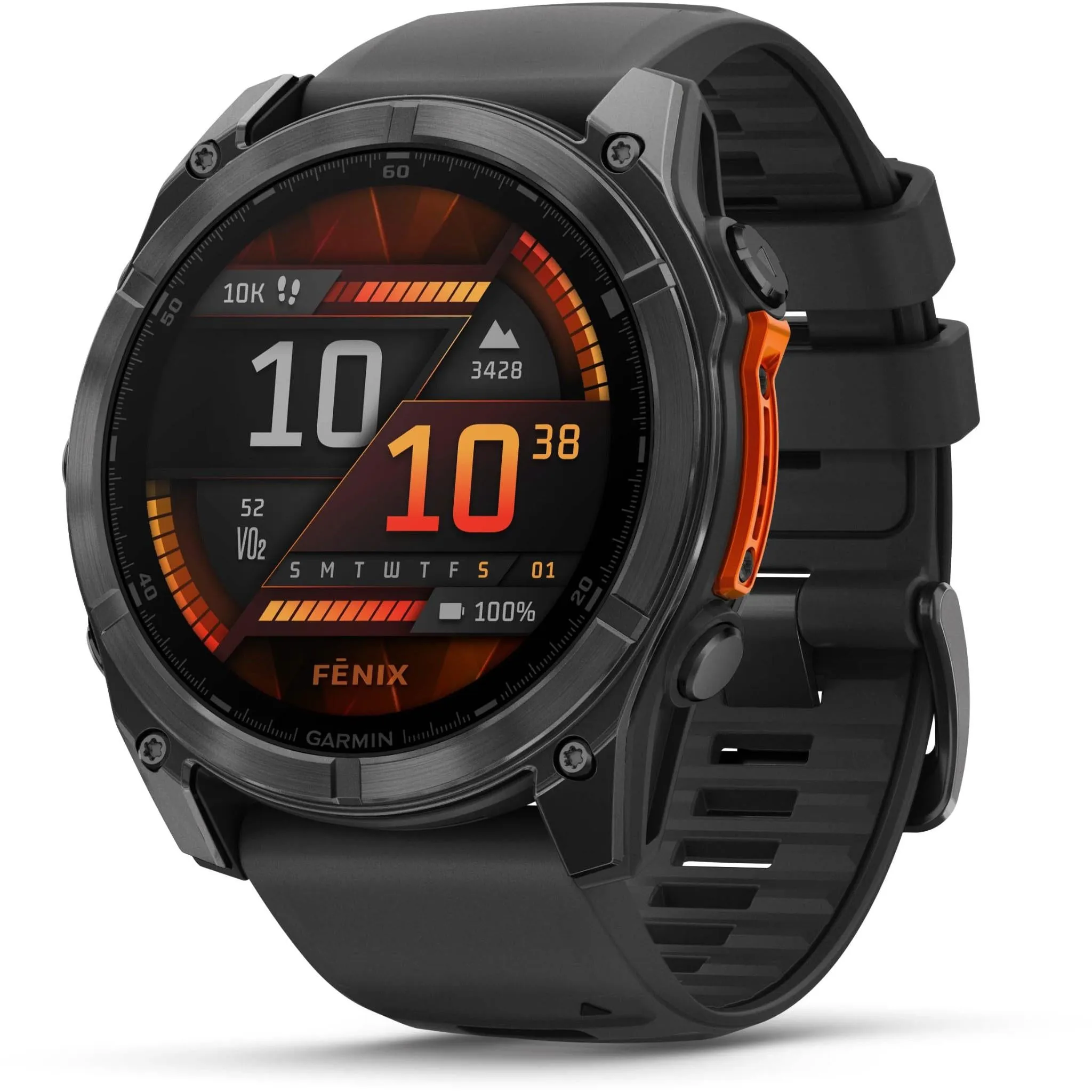 Garmin fenix® 8 51mm AMOLED Glass Slate Grey with Black Band