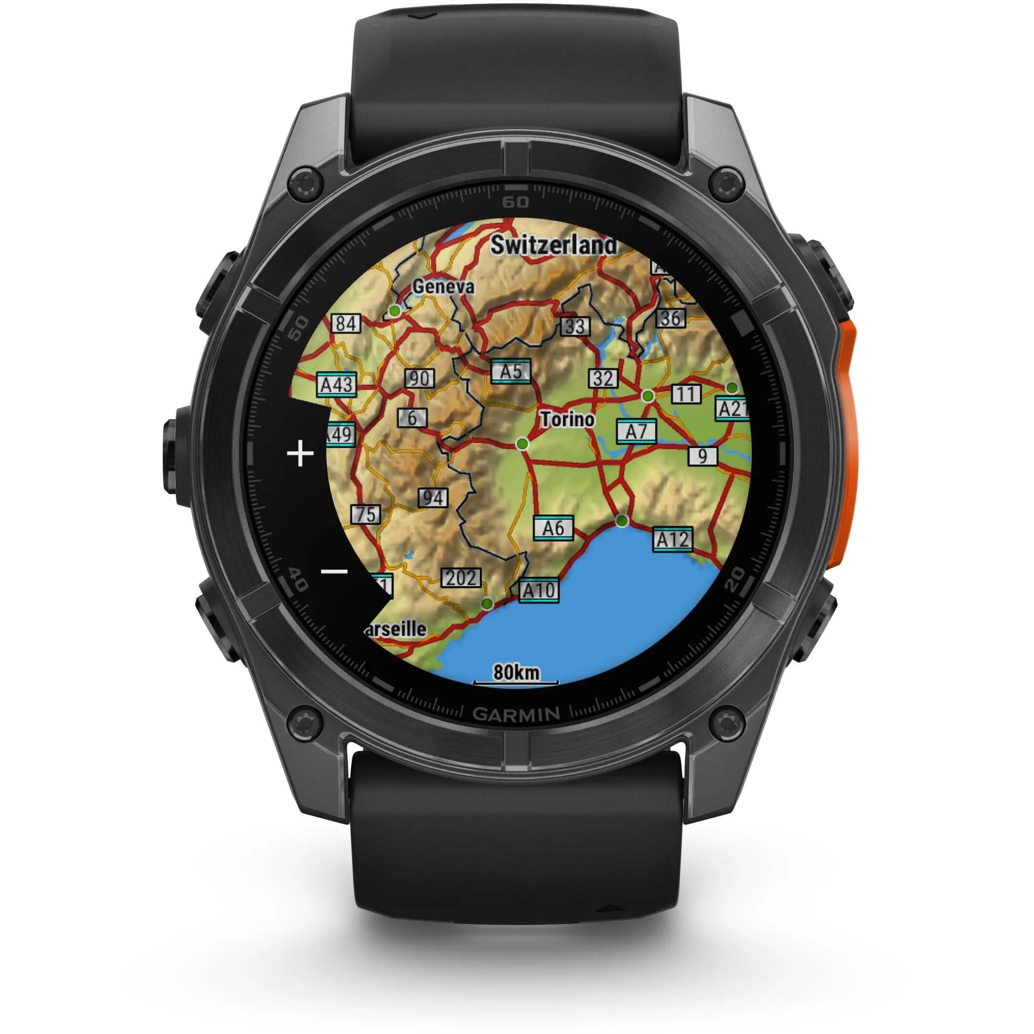 Garmin fenix® 8 51mm AMOLED Glass Slate Grey with Black Band