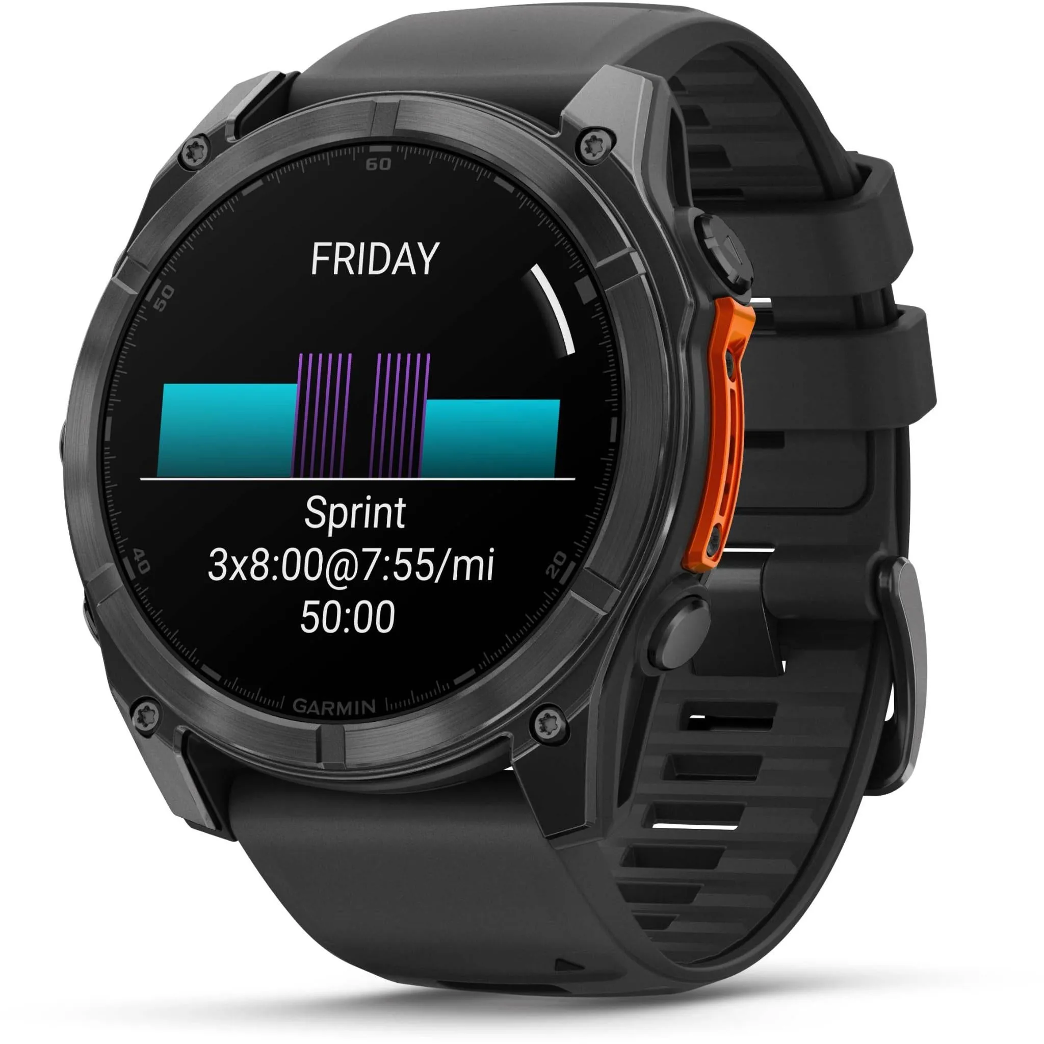 Garmin fenix® 8 51mm AMOLED Glass Slate Grey with Black Band