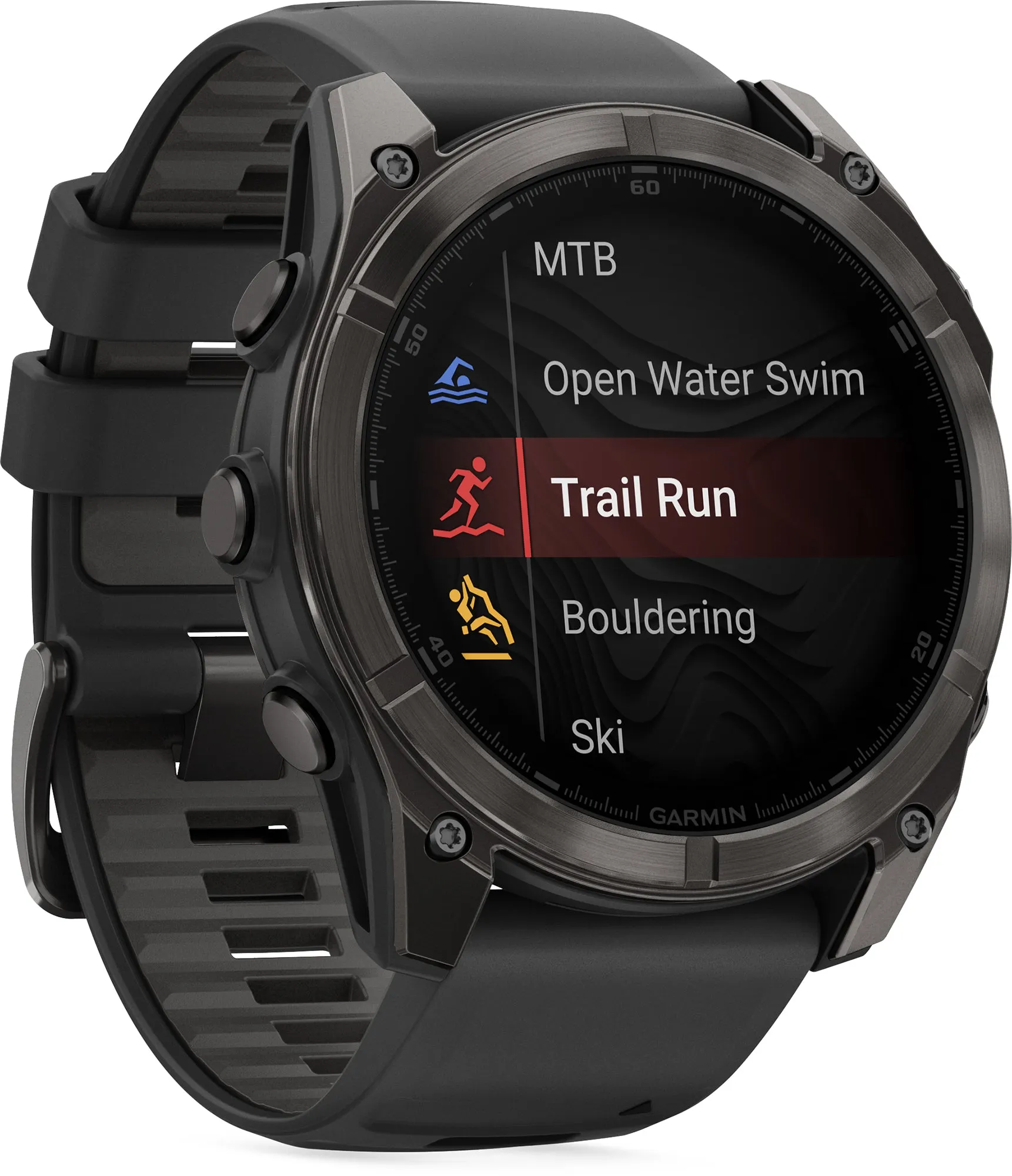 Garmin Fenix 8 AMOLED Sapphire 51mm HRM With GPS Multisport Watch - Grey