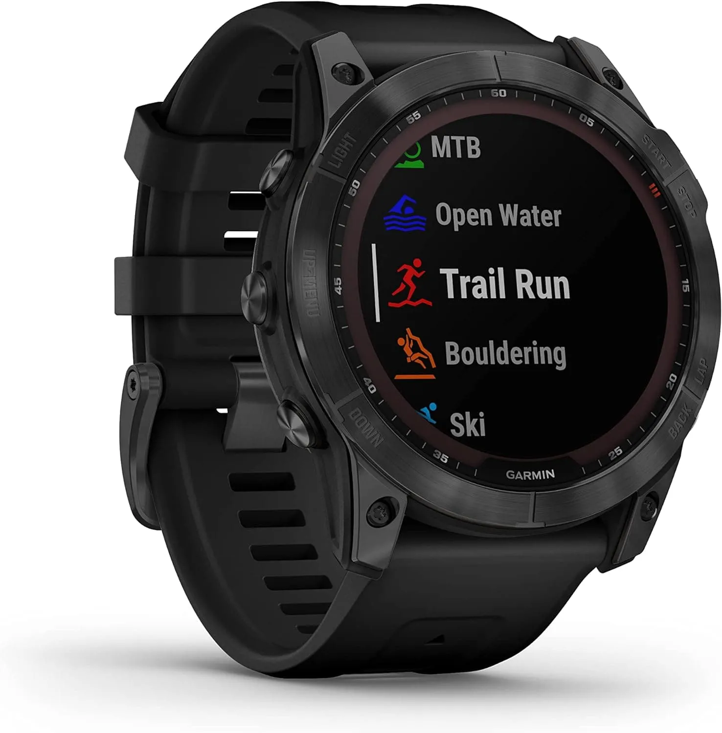 Garmin fēnix 7X SOLAR, Large Multisport GPS Smartwatch, Solar Charging, Advanced Health and Training Features, Up to 37 days battery life, Black