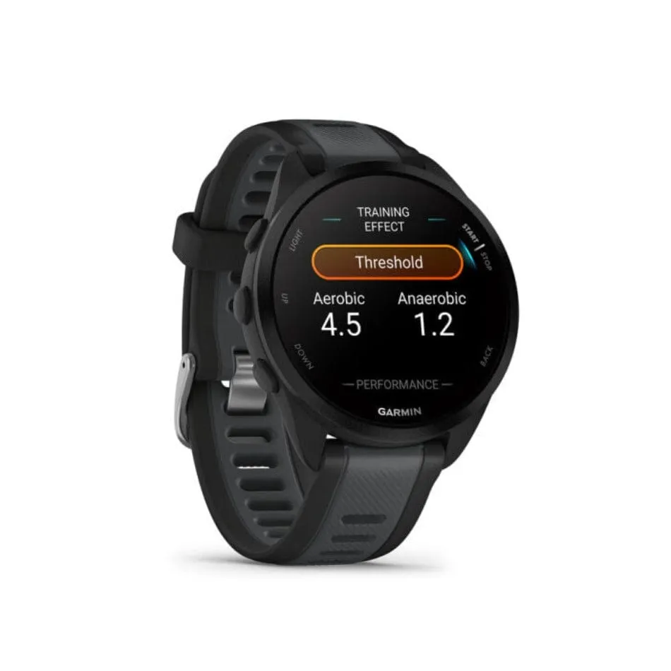 Garmin Forerunner 165 Black and Slate Grey