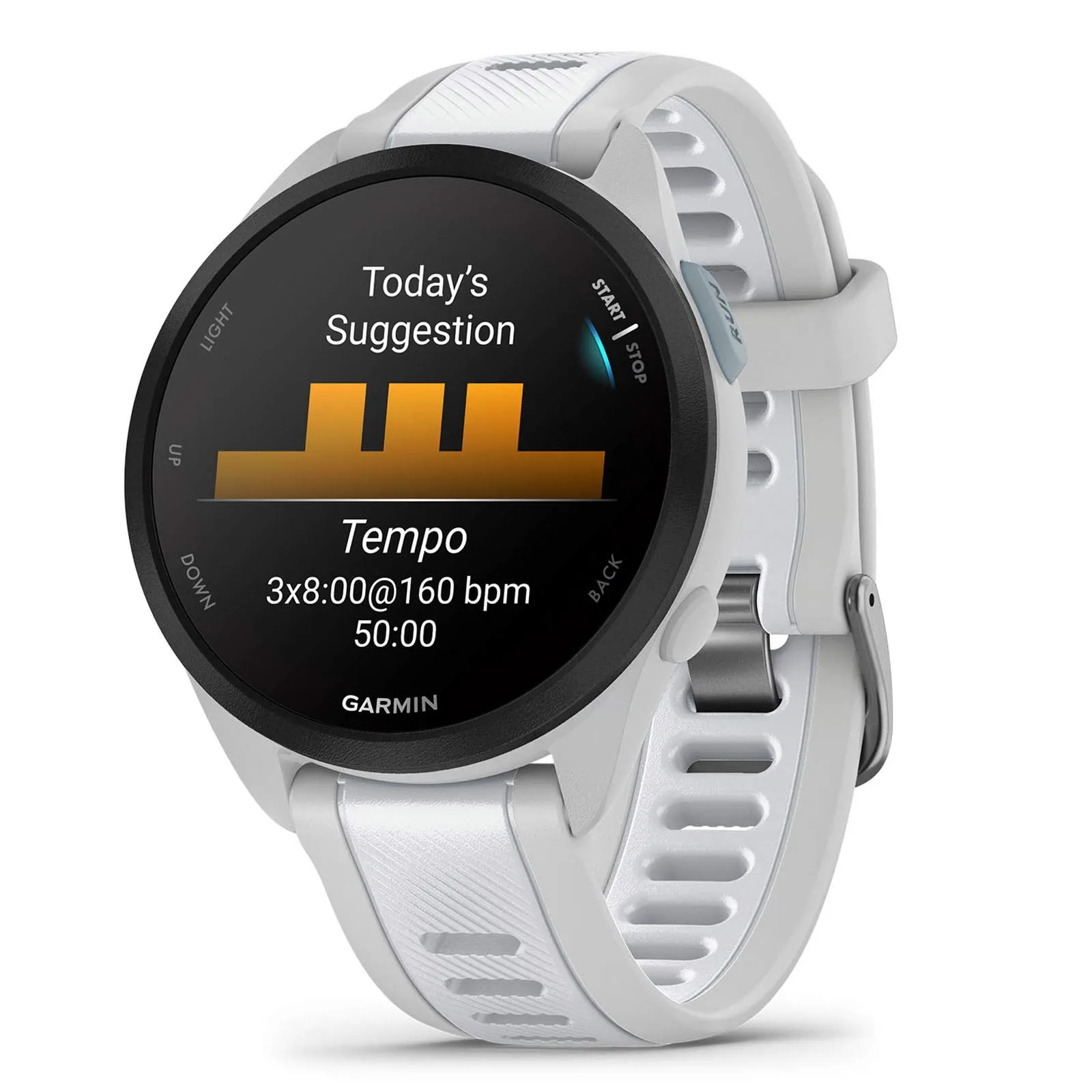 Garmin Forerunner® 165 Music Smartwatch - White