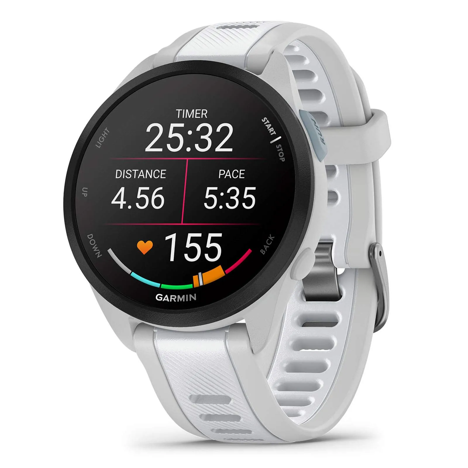 Garmin Forerunner® 165 Music Smartwatch - White