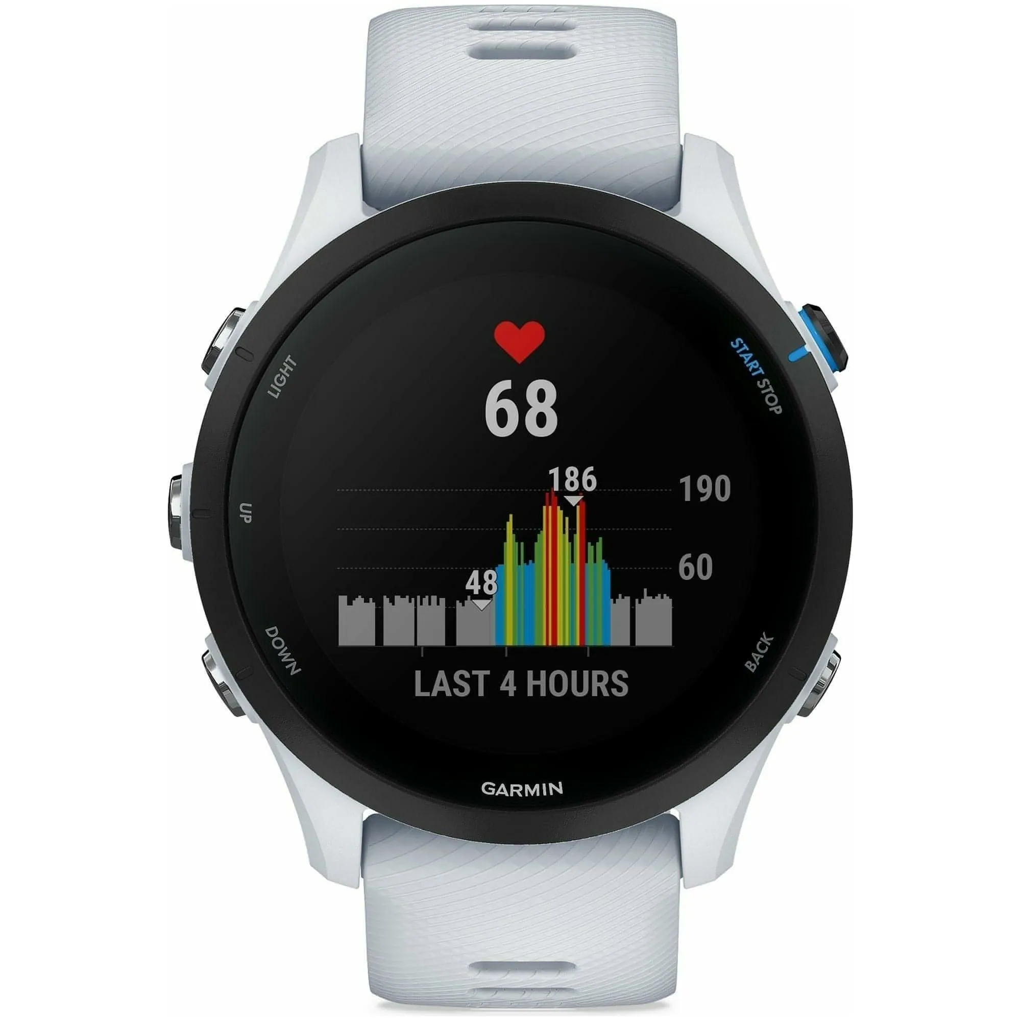 Garmin Forerunner 255 Music HRM With GPS Watch - White