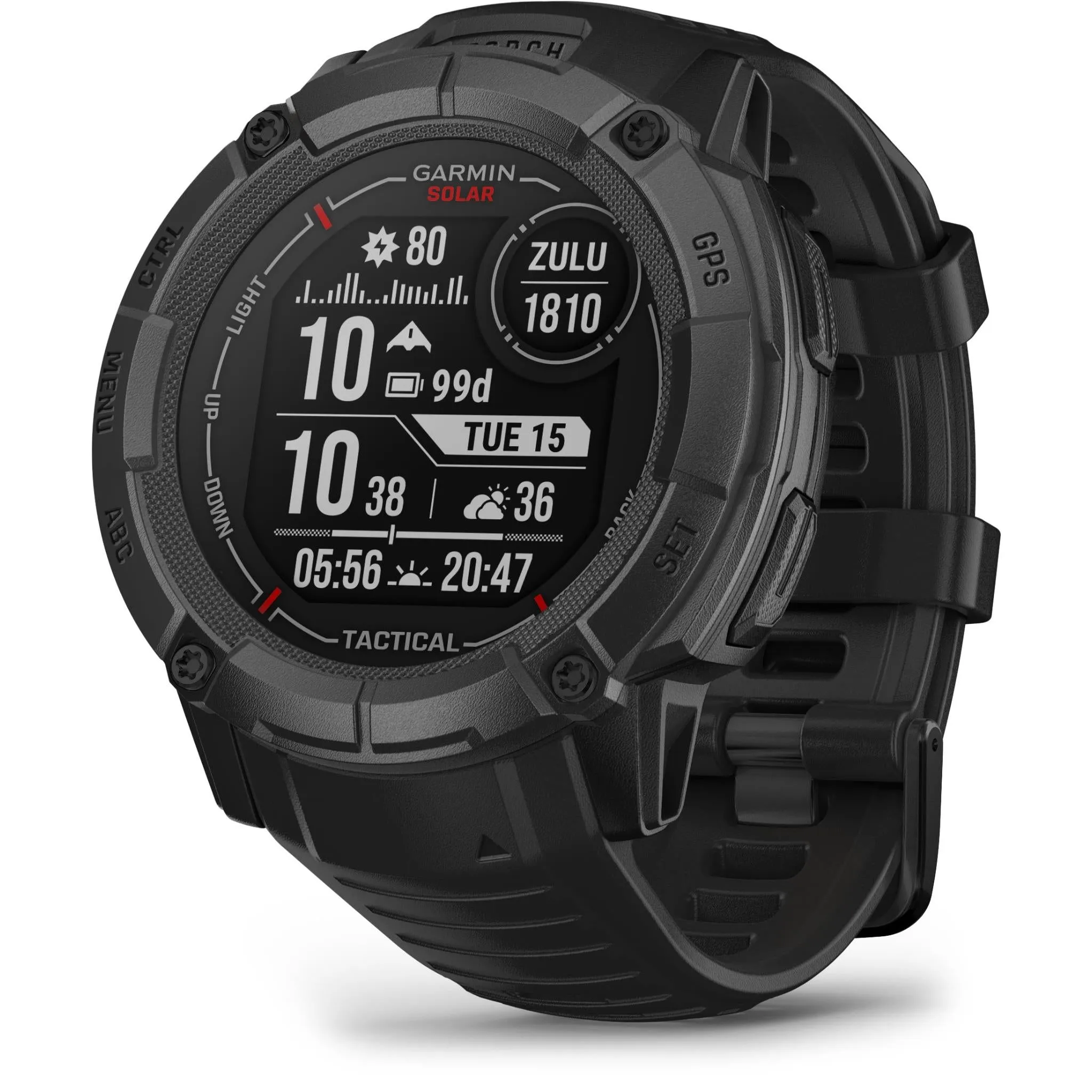 Garmin Instinct 2X Solar Sports Watch (Tactical Edition Black)