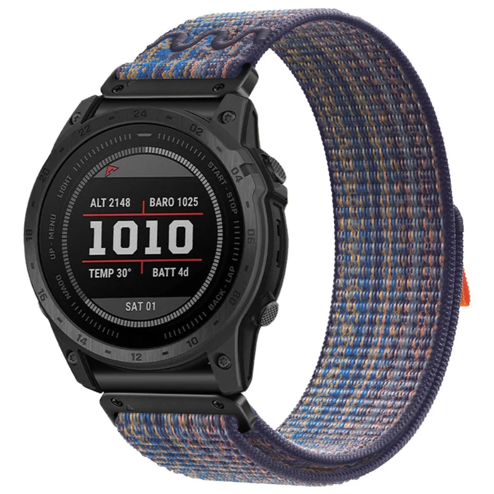 Garmin Tactix Delta Solar Nylon Quickfit wristband (joint circumference: 160-220 mm) - Blue / Orange