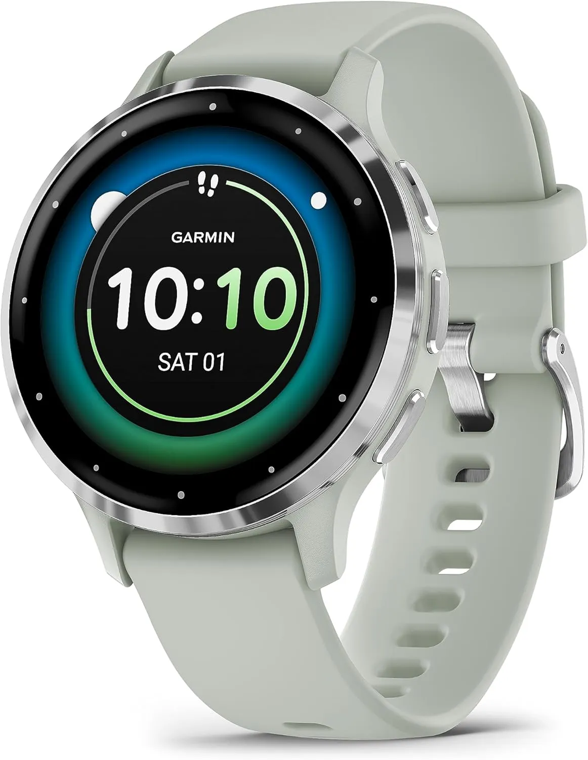 Garmin Venu 3S AMOLED GPS Smartwatch, Advanced Health & Fitness Features, Music Storage, Voice Functionality, Up to 10 Days Battery Life, Sage Grey