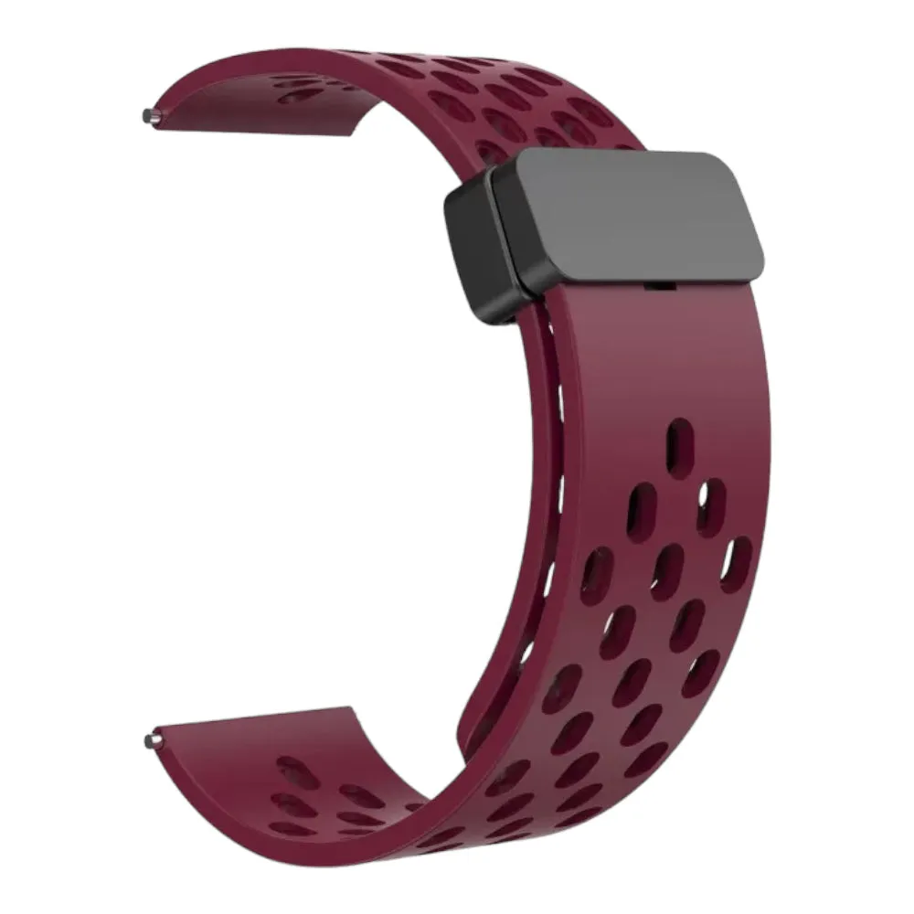 Garmin Vivoactive 5 compatible Silicone Magnetic Sports Watch Straps