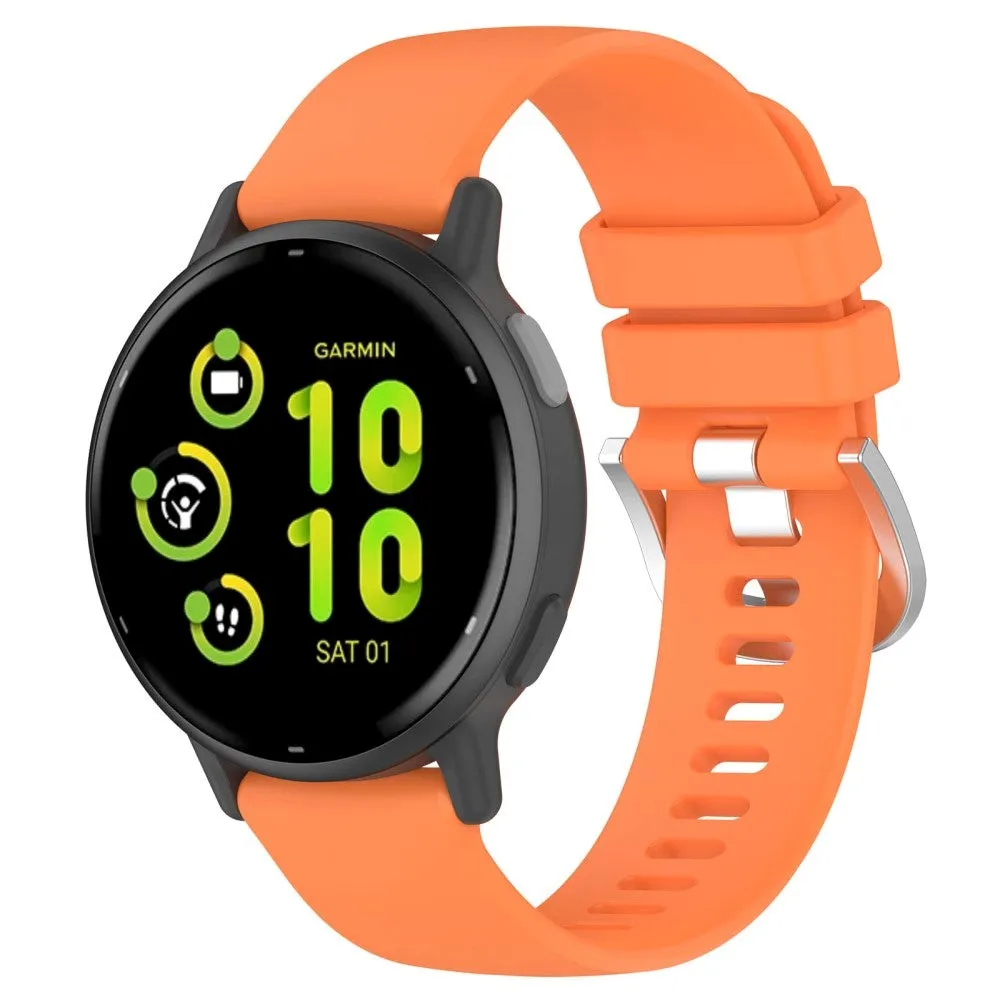 Garmin Vivoactive 5 Silikone Rem - Orange