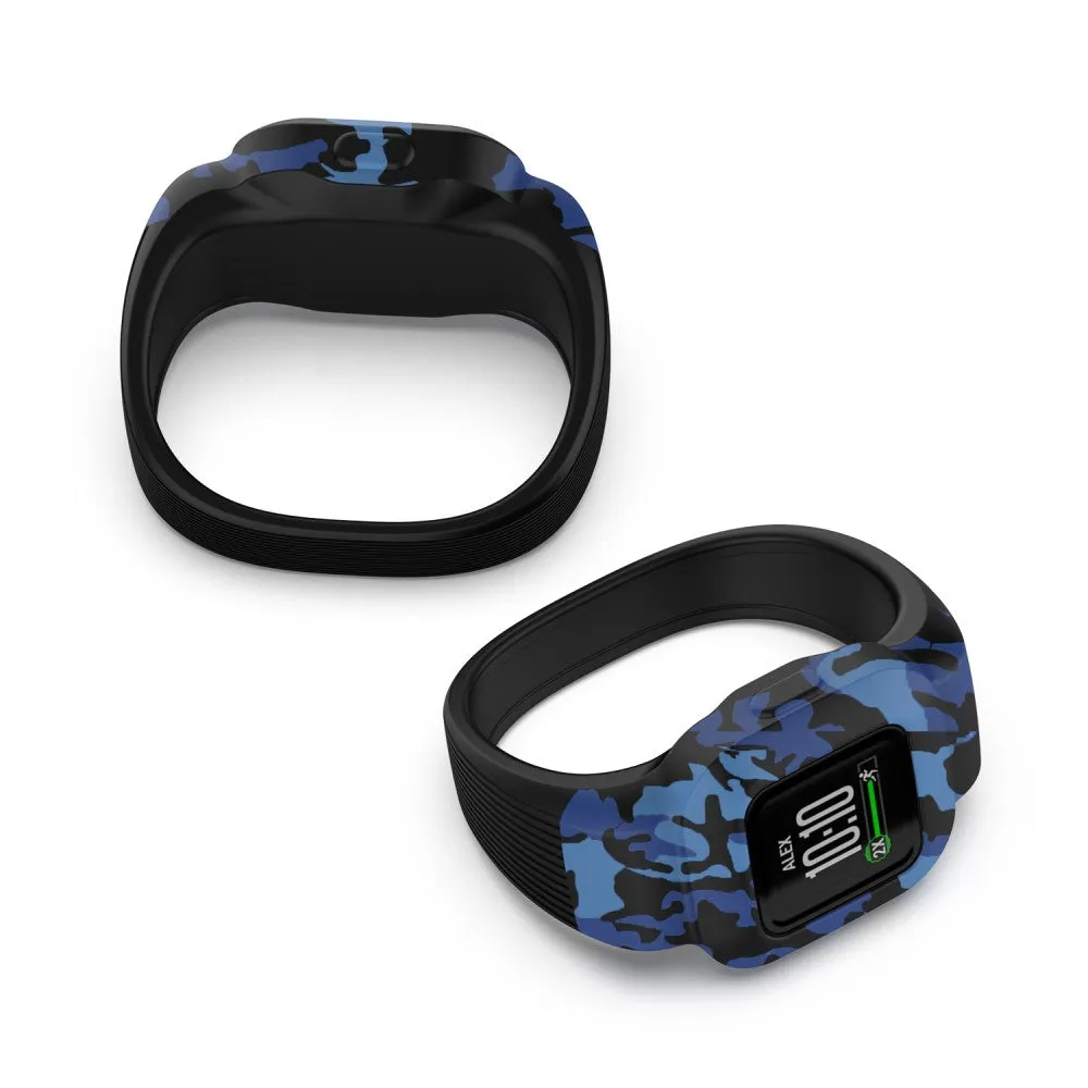 Garmin Vivofit JR 3 Replacement Silicone Sports Armband (Joint Size: 160mm) - Camouflage Blue