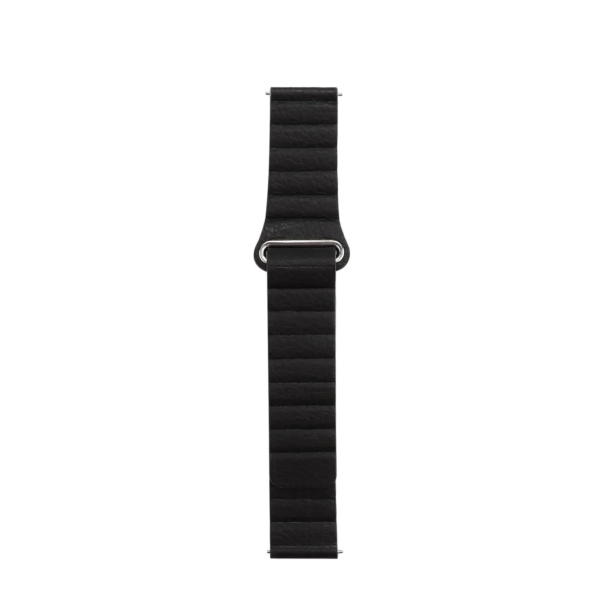 Garmin Vivomove 3S replacement genuine leather strap with magnetic clasp (joint circumference: 150 - 200mm) Black