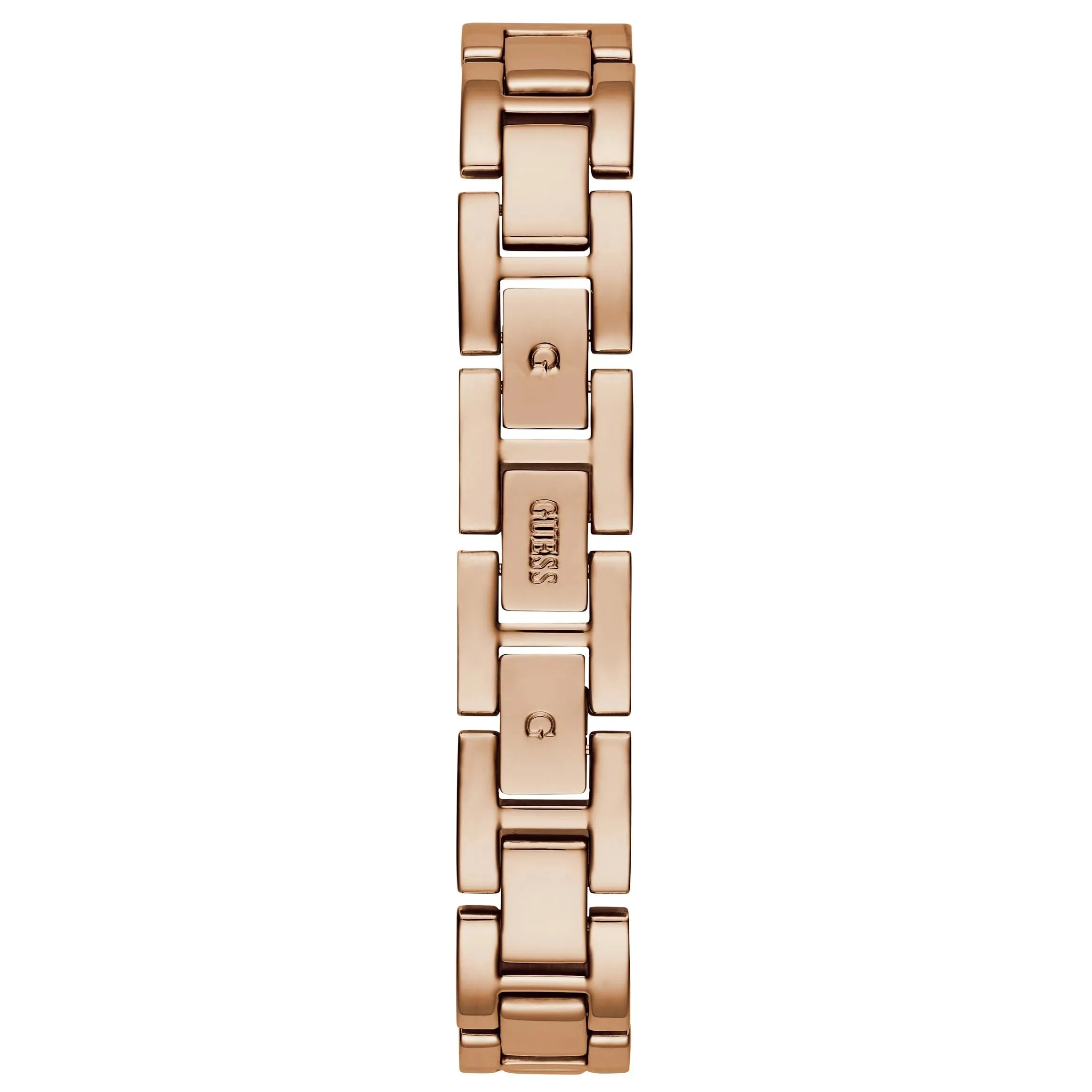 GUESS Tri Luxe Collection Analog Rose Gold Dial Women's Watch-GW0474L3