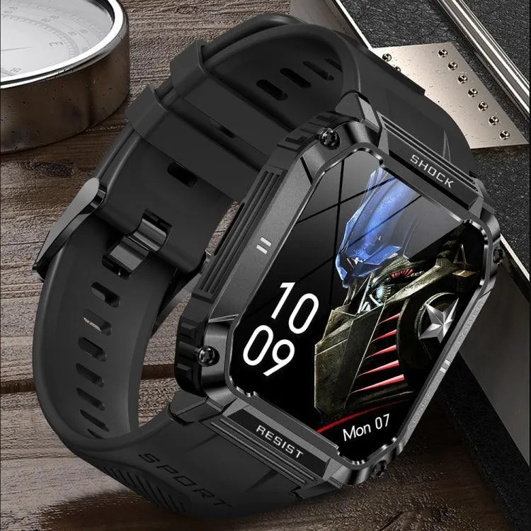 HAMTOD T3 1.95-inch Multifunctional Sport Smart Watch with Bluetooth Calling, Health Monitoring, and Multiple Sport Modes