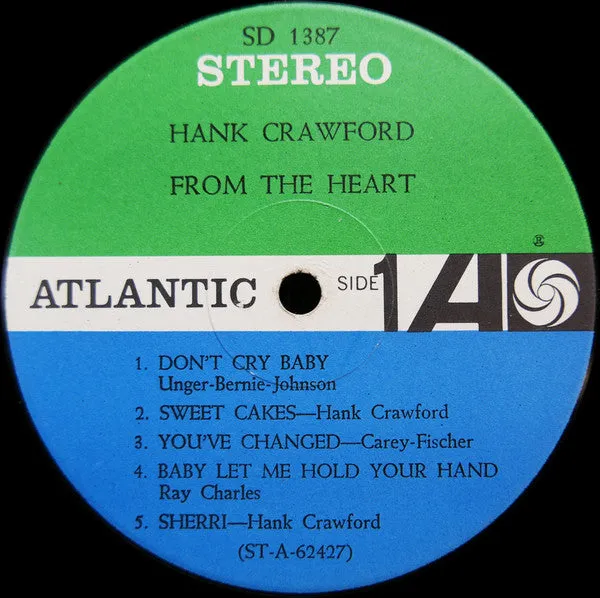 Hank Crawford - From The Heart - LP