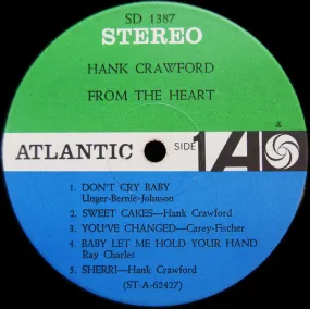 Hank Crawford - From The Heart - LP