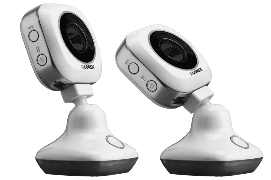 HD WiFi security cameras with remote vieiwng (2-pack)