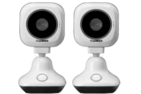 HD WiFi security cameras with remote vieiwng (2-pack)