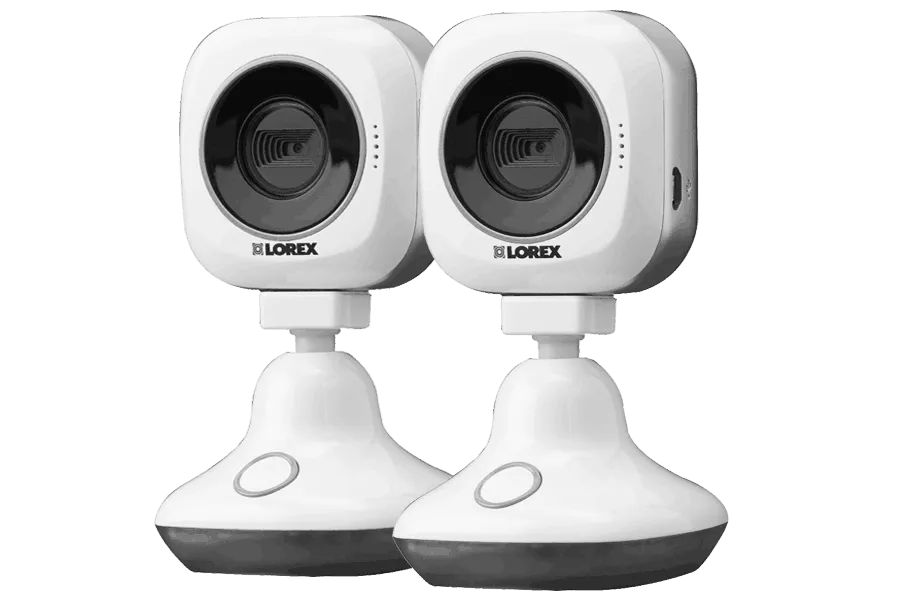 HD WiFi security cameras with remote vieiwng (2-pack)