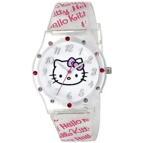 Hello Kitty Kids' HKAQ2797 Hello Kitty Analog Display Analog Quartz Two Tone Watch