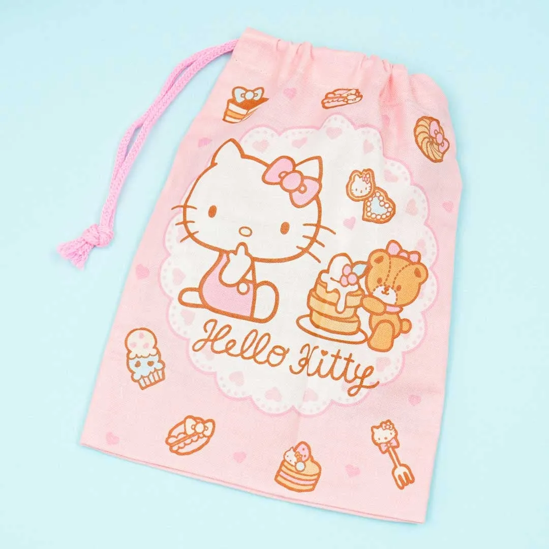 Hello Kitty Patisserie Drawstring Pouch