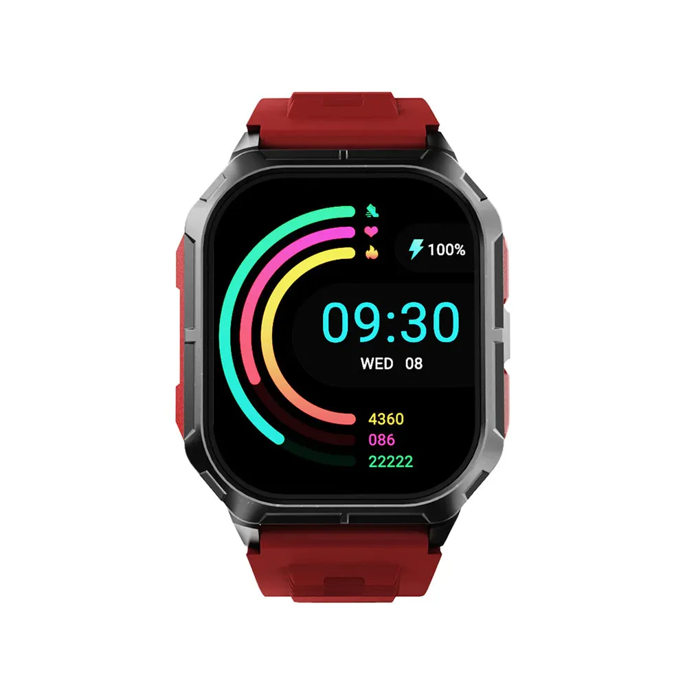 HiFuture Ultra3 Sports & Fitness Smartwatch (Cadmium Red)