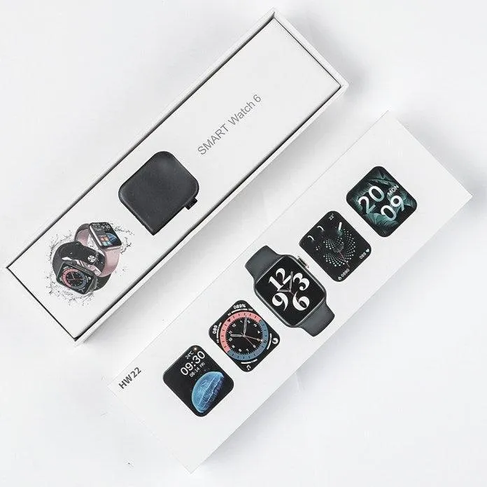 High Quality HW22 Smartwatch - Black