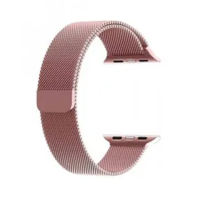 Hoco WD05 Stainless Steel Milanese Strap for Apple Watch 42/44/45-Rose Pink