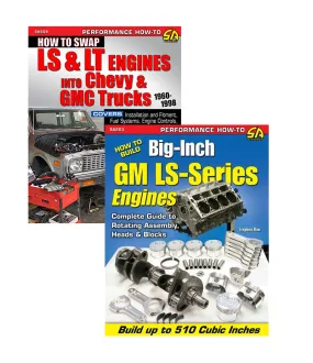 How to Swap LS & LT Engines into Chevy & GMC Trucks: 1960-1998 & To Build Big-Inch Gm Ls-Series Engines (2 Book Set)