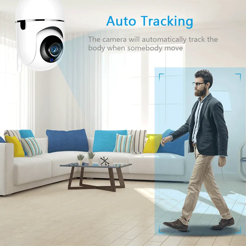 Intelligent Monitoring  Auto Tracking IP Camera WiFi