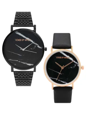 Joker & Witch Sam & Diana Couple Watch Gift Set for men and women