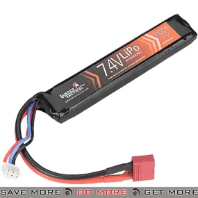 Lancer Tactical 7.4V LIPO 1100 MAH LIPO 15C High Performance Lithium Battery For Airsoft Rifles