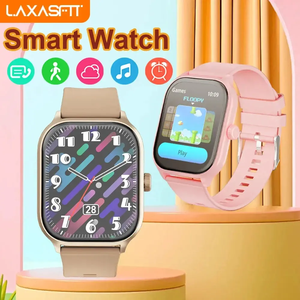 LAXASFIT Bluetooth Talking Smart Watch Fitness Tracking Watch Pedometer Heart Rate Monitor Sleep Recording Smart Watch Men Women