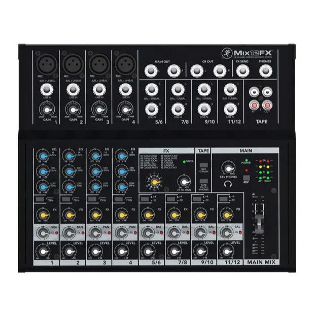 Mackie MIX12FX 12-Channel Compact Mixer With Effects