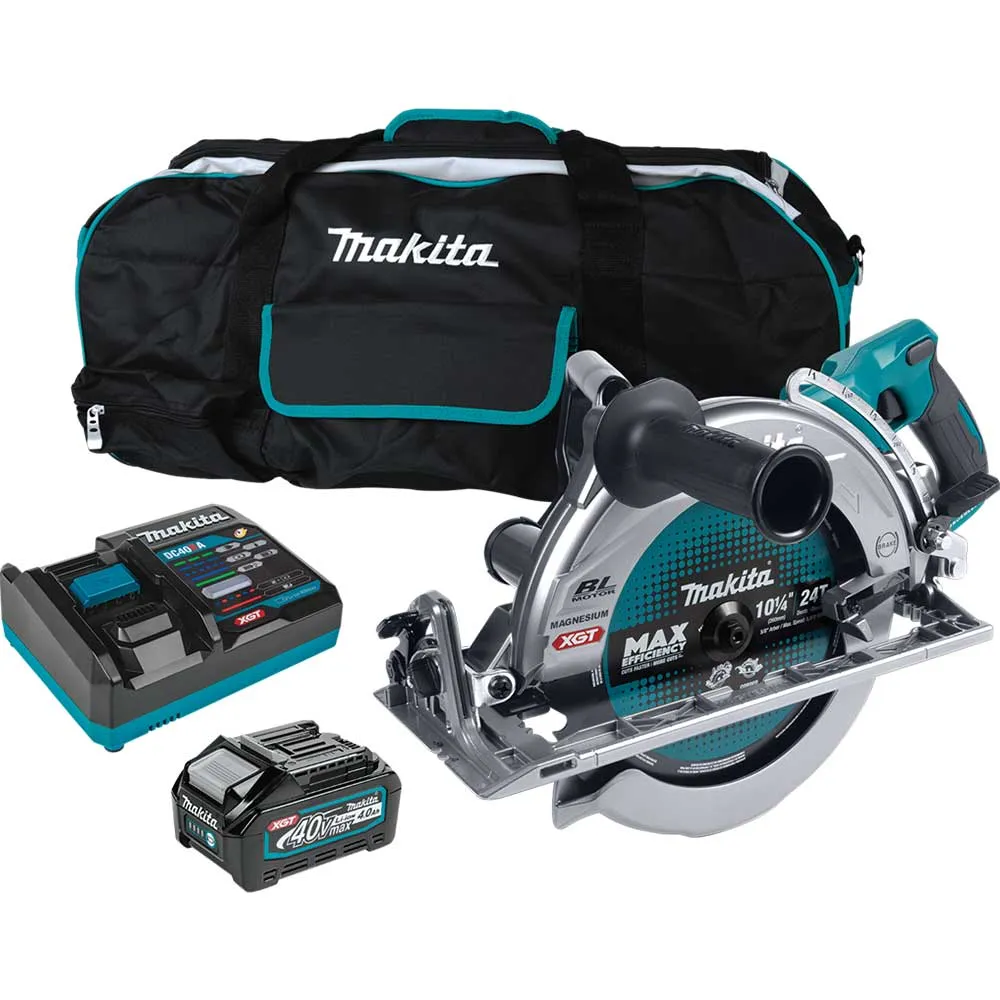 Makita GSR02M1 40V MAX XGT 10-1/4" Brushless Li-Ion Rear Handle Circular Saw Kit