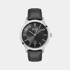 Men Black Analog Leather Watch 1513611