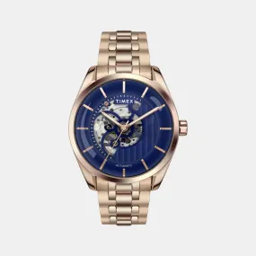 Men Blue Analog Stainless Steel Automatic Watch TWEG17504