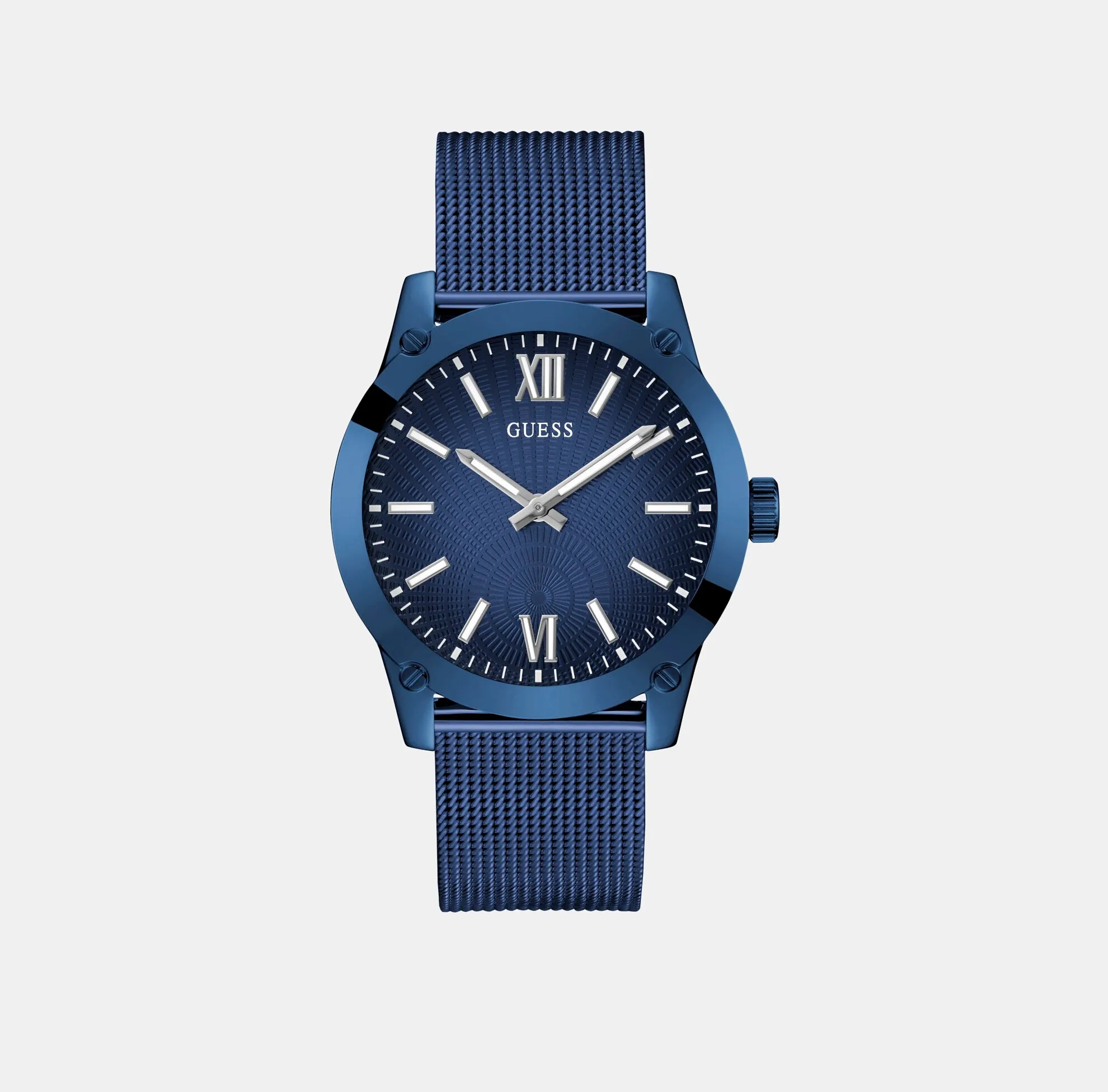 Men Blue Analog Stainless Steel Watch GW0629G3