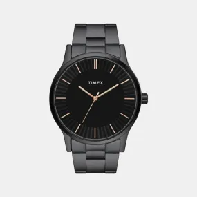 Men's Black Analog Stainless Steel Watch TW0TG8304